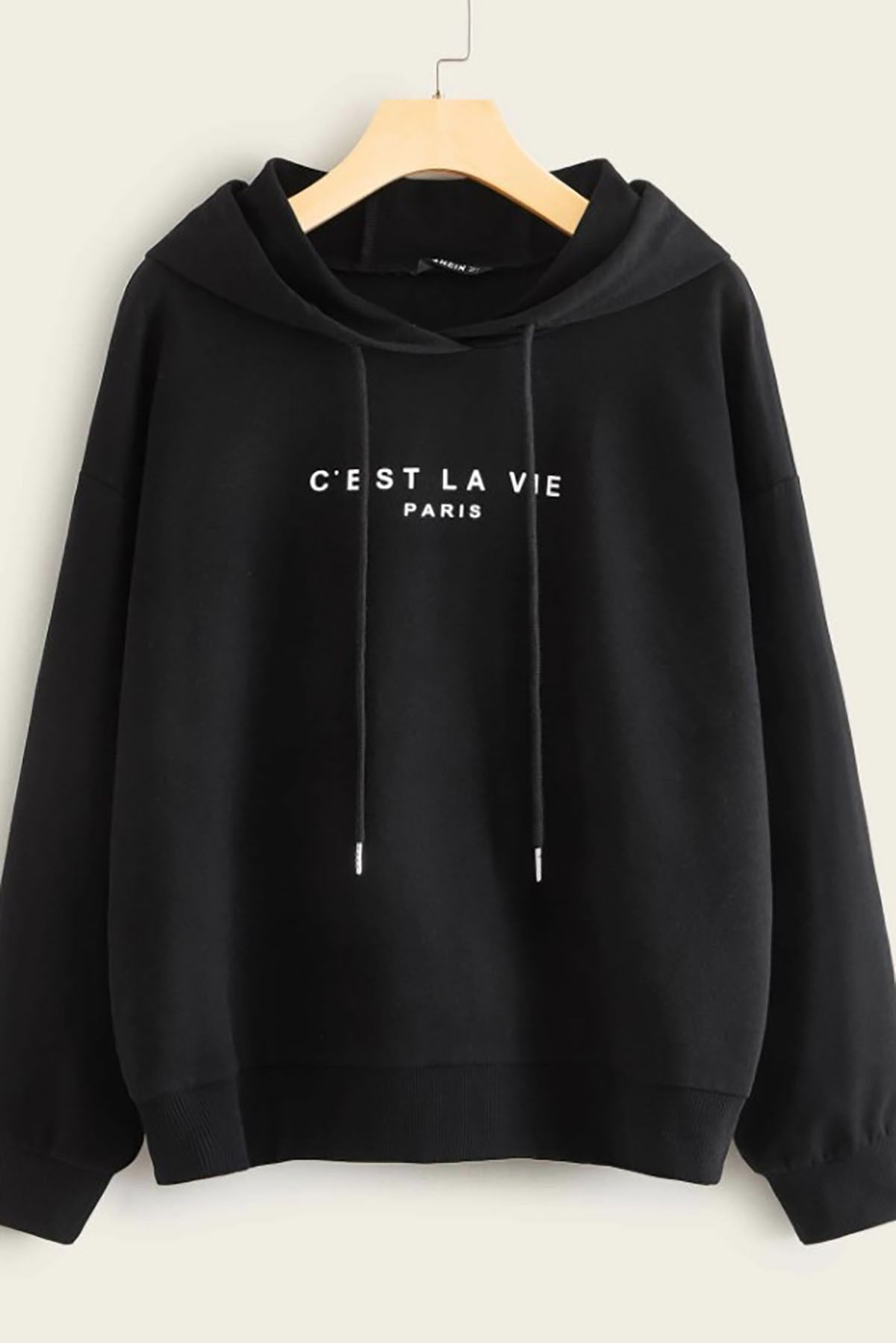 Mad Girls Black Printed Sweatshirt MG828