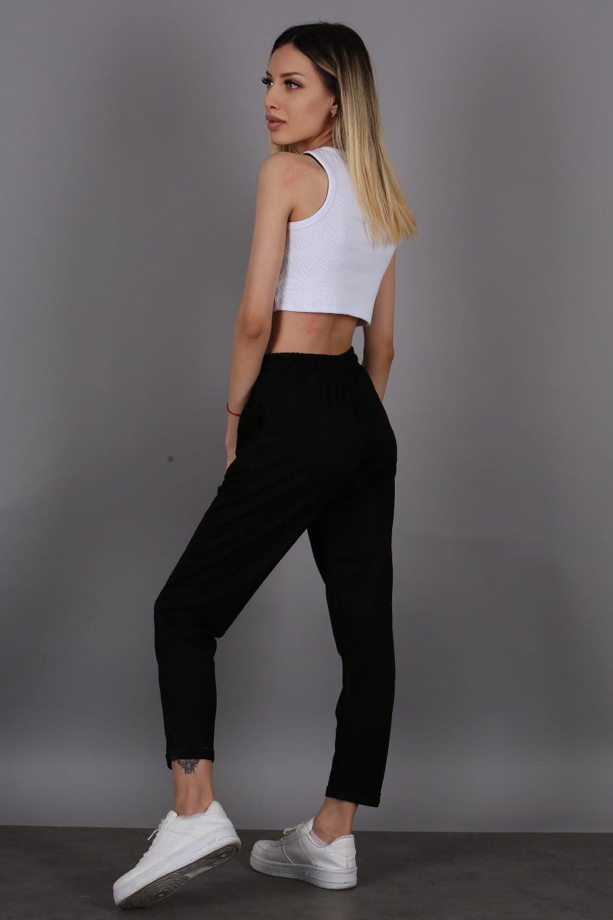 Mad Girls Black Trousers Mg1098