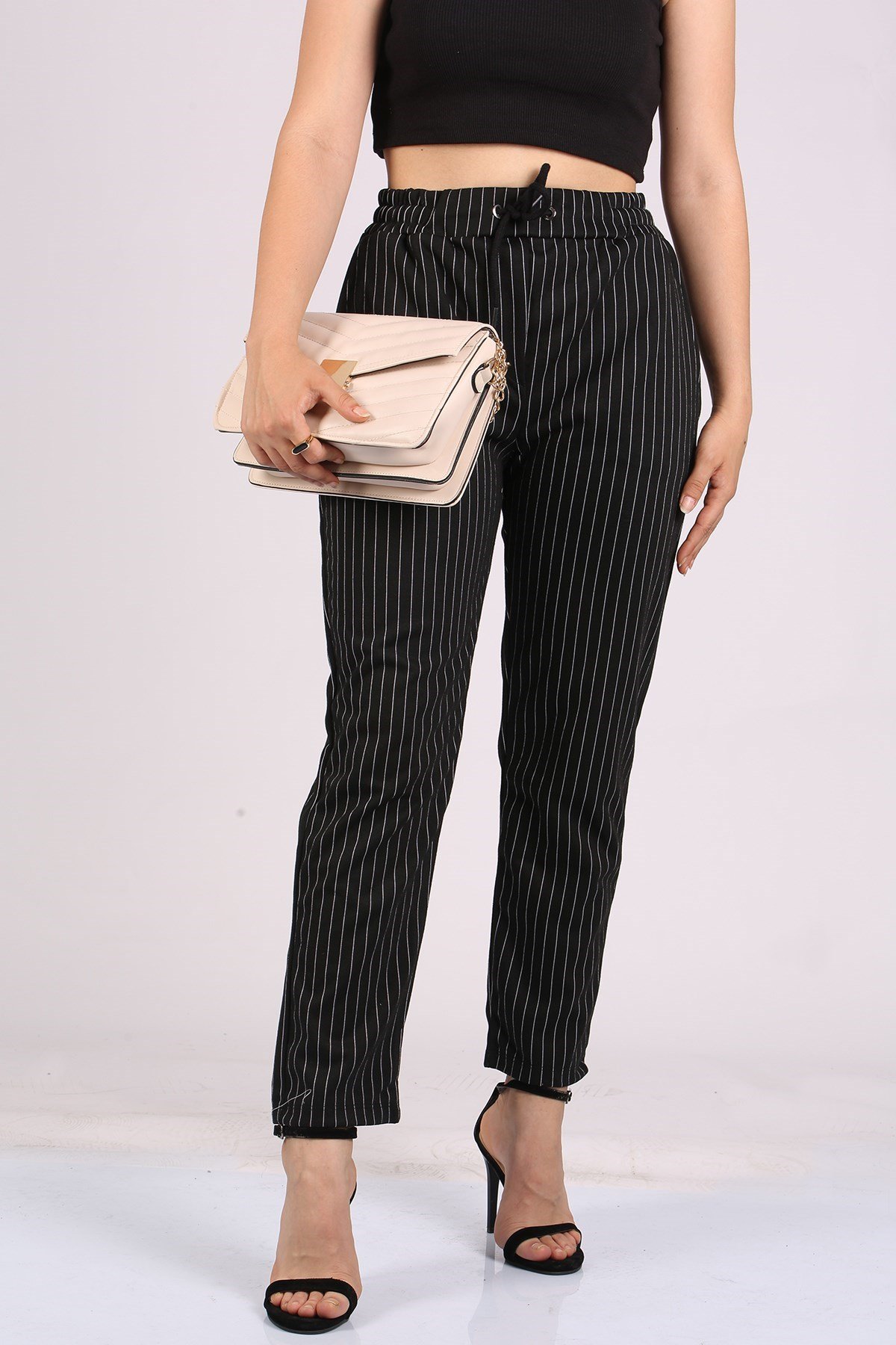 Mad Girls Siyah Pantolon Mg1106