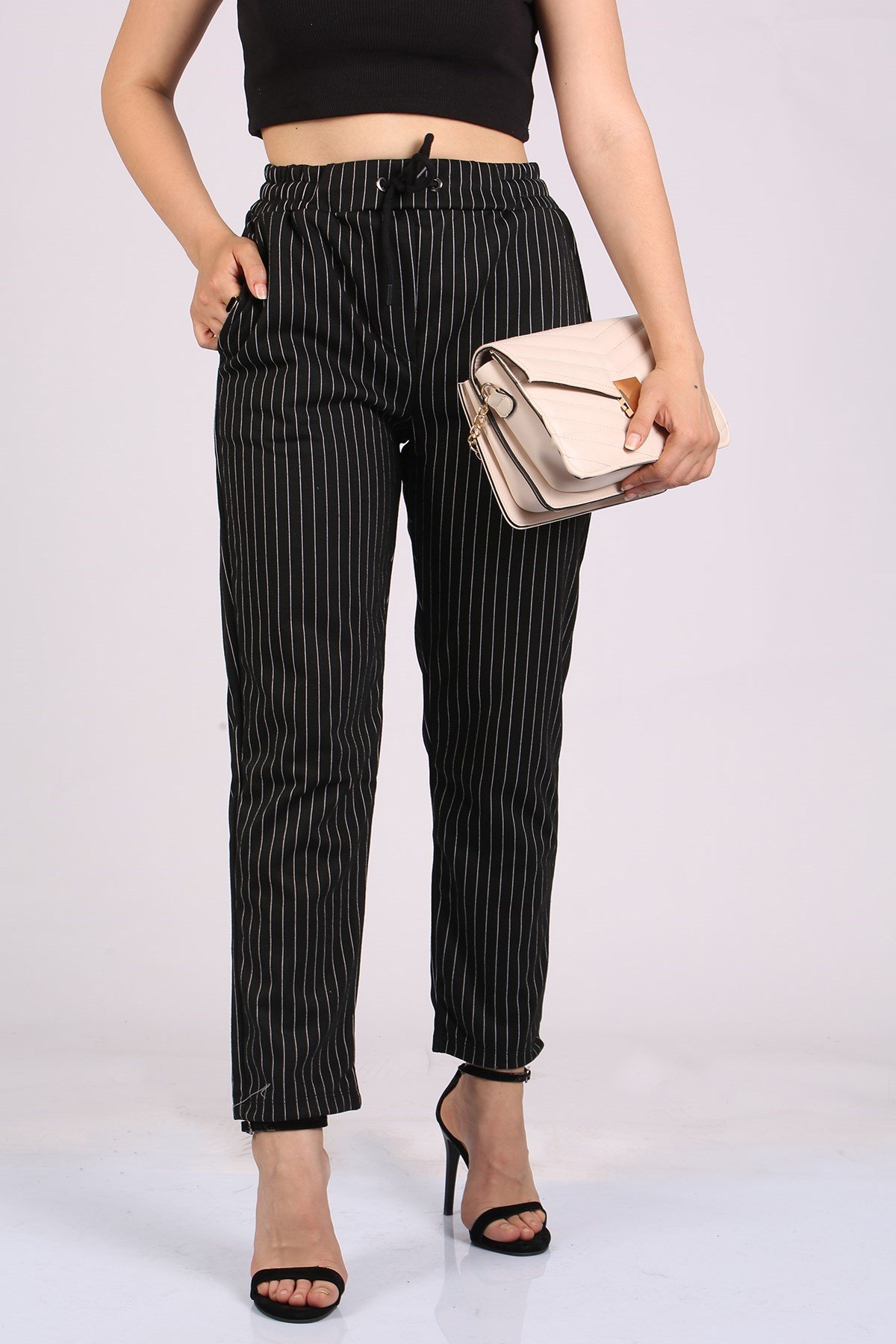 Mad Girls Siyah Pantolon Mg1106
