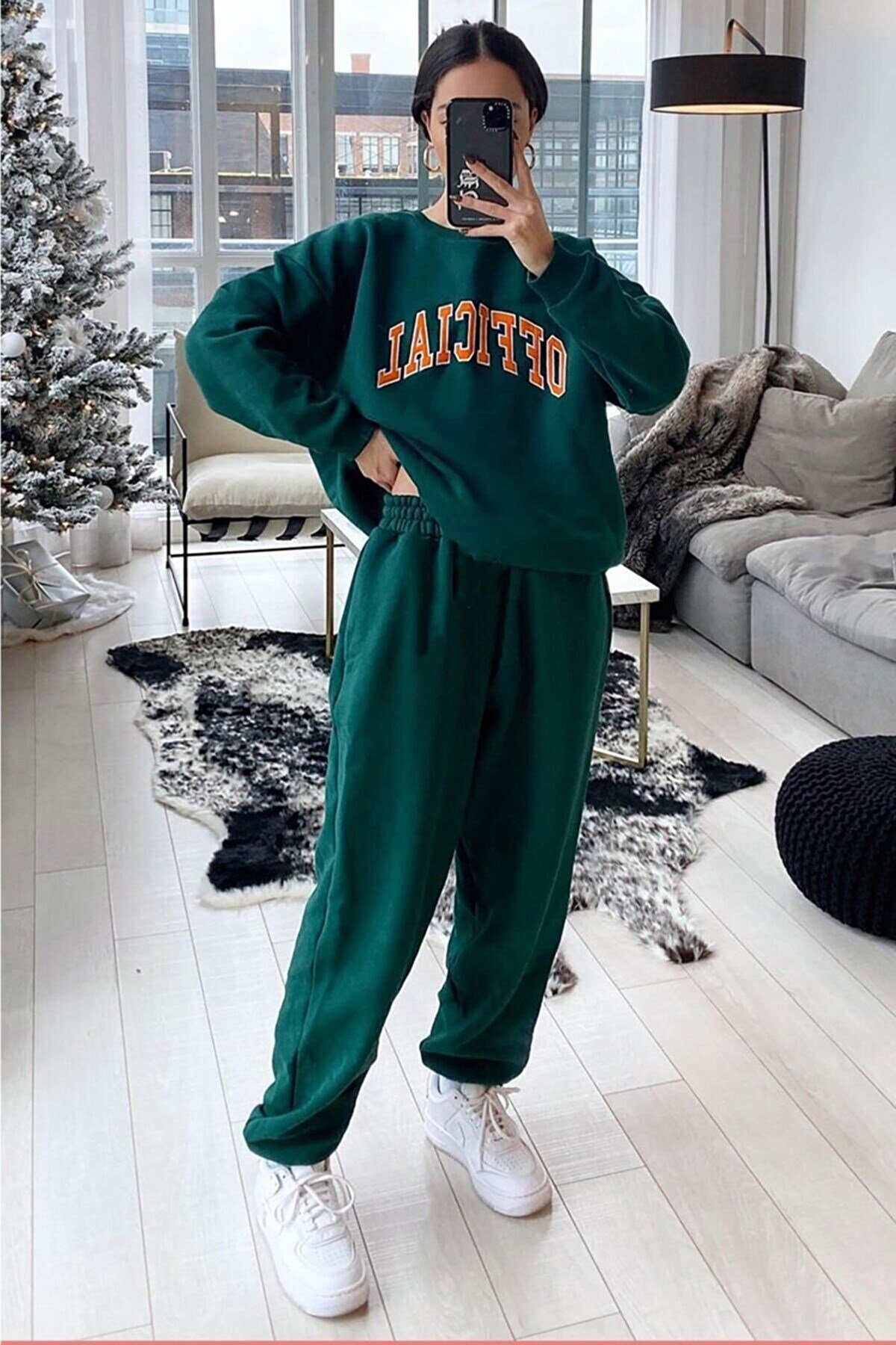 Mad Girls Yeşil Eşofman Takım MG944