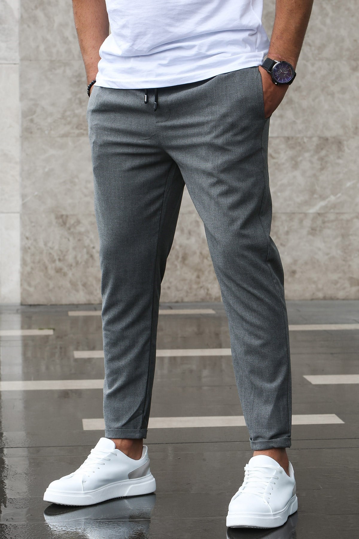Madmext Antrasit Jogger Pantolon 4242
