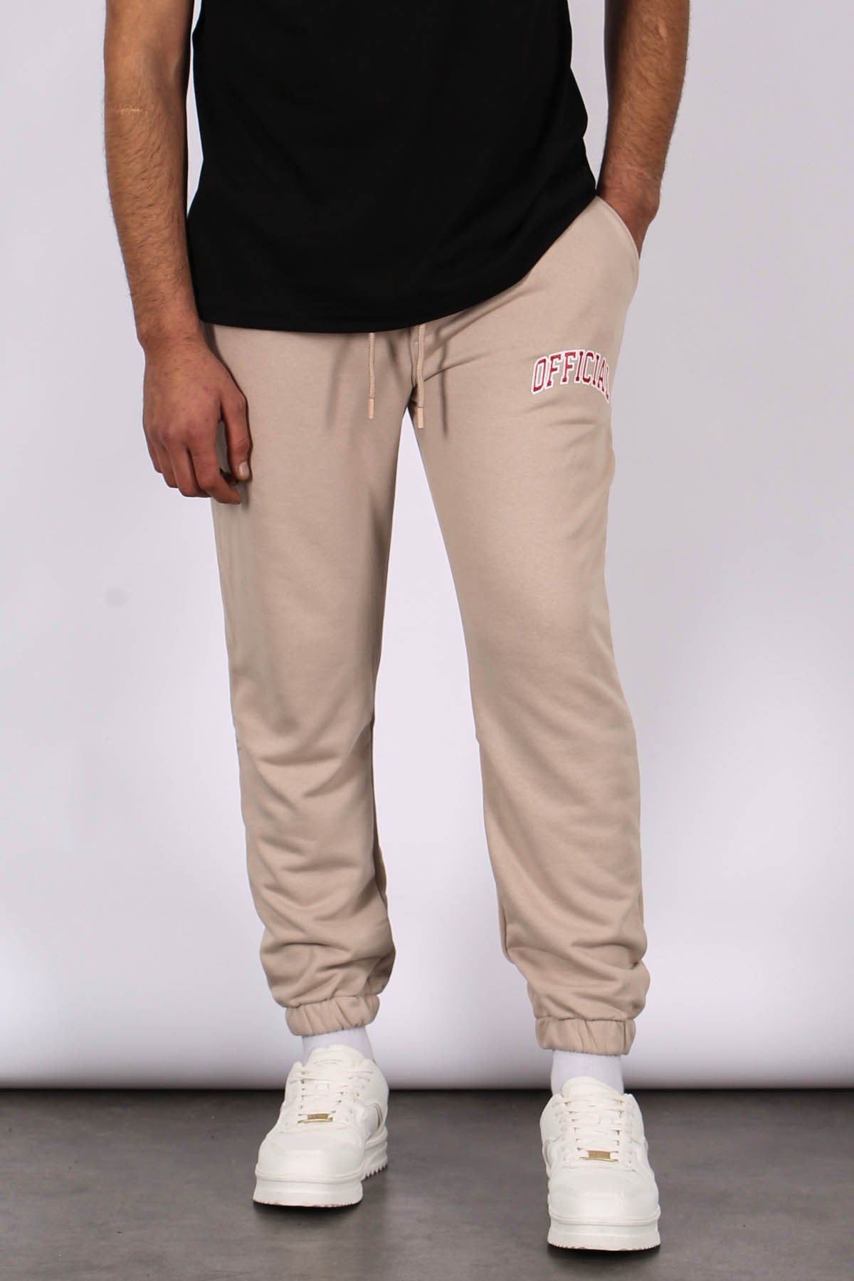 Madmext Bej Baskılı Eşofman 5616