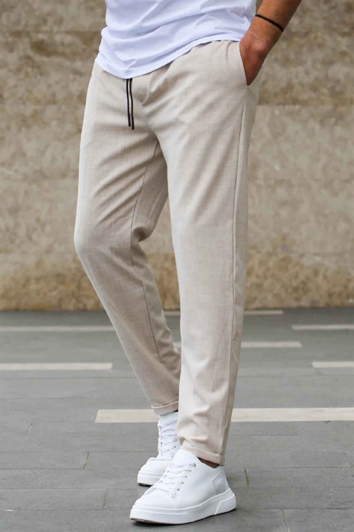 Madmext Bej Jogger Pantolon 4242