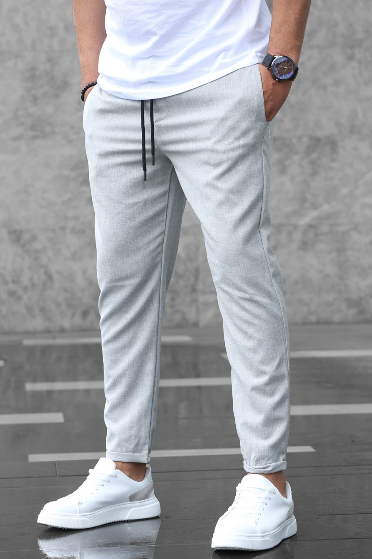 Madmext Gri Jogger Pantolon 4242
