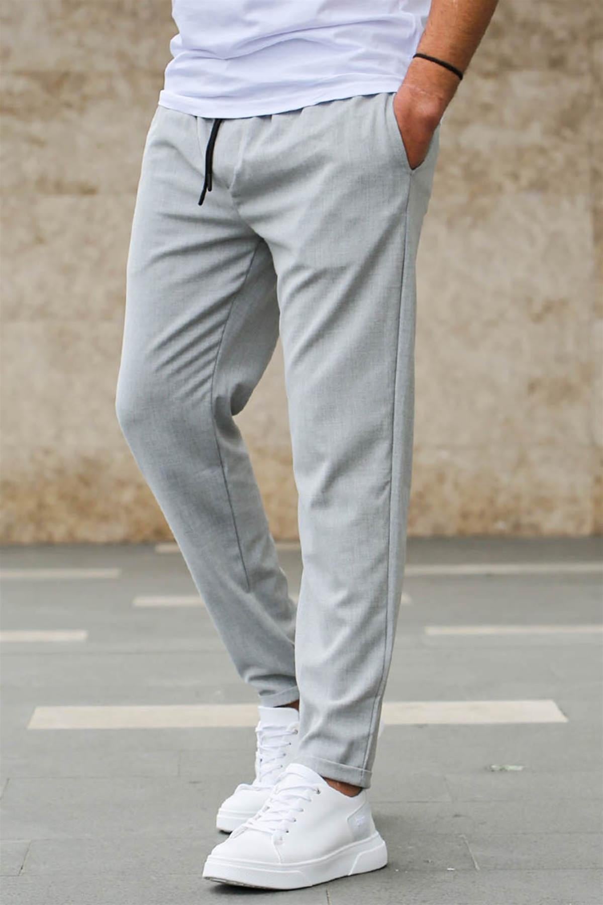 Madmext Gri Jogger Pantolon 4242