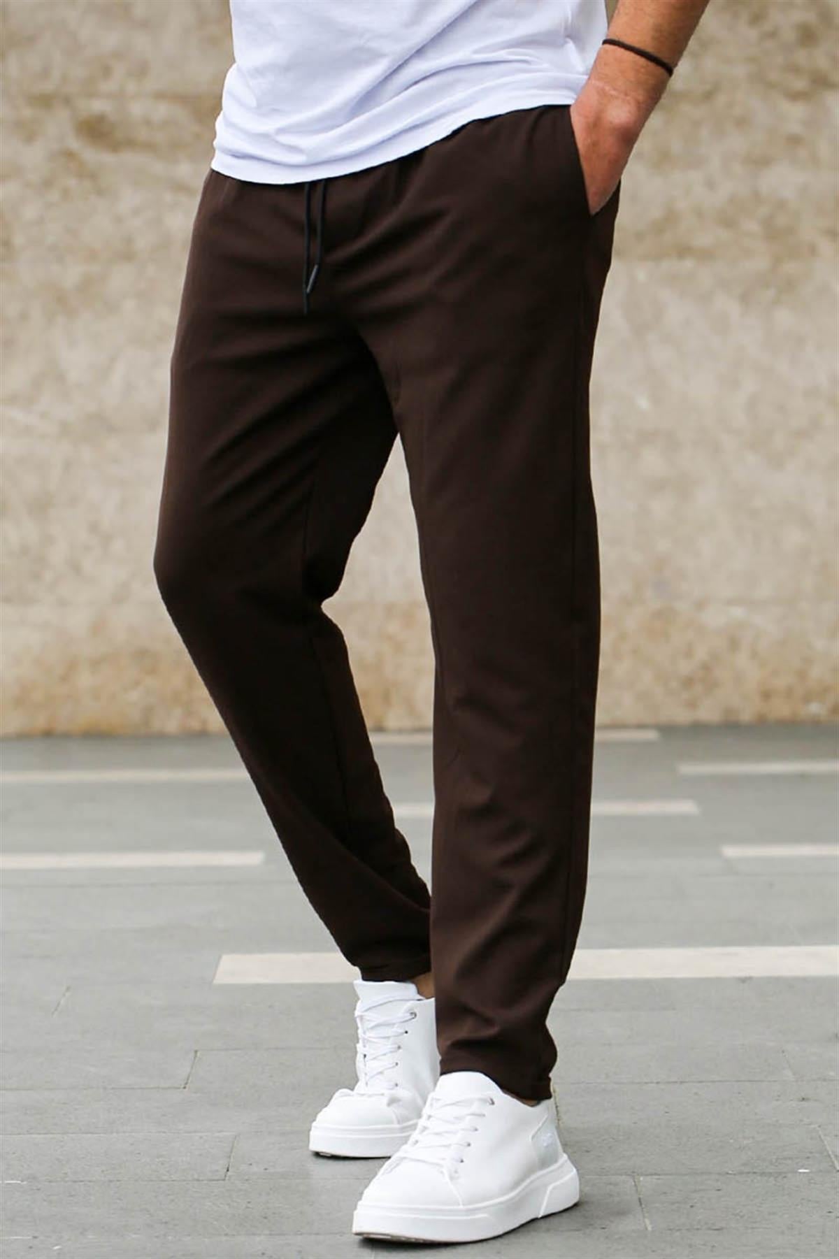 Madmext Kahverengi Jogger Pantolon 4242