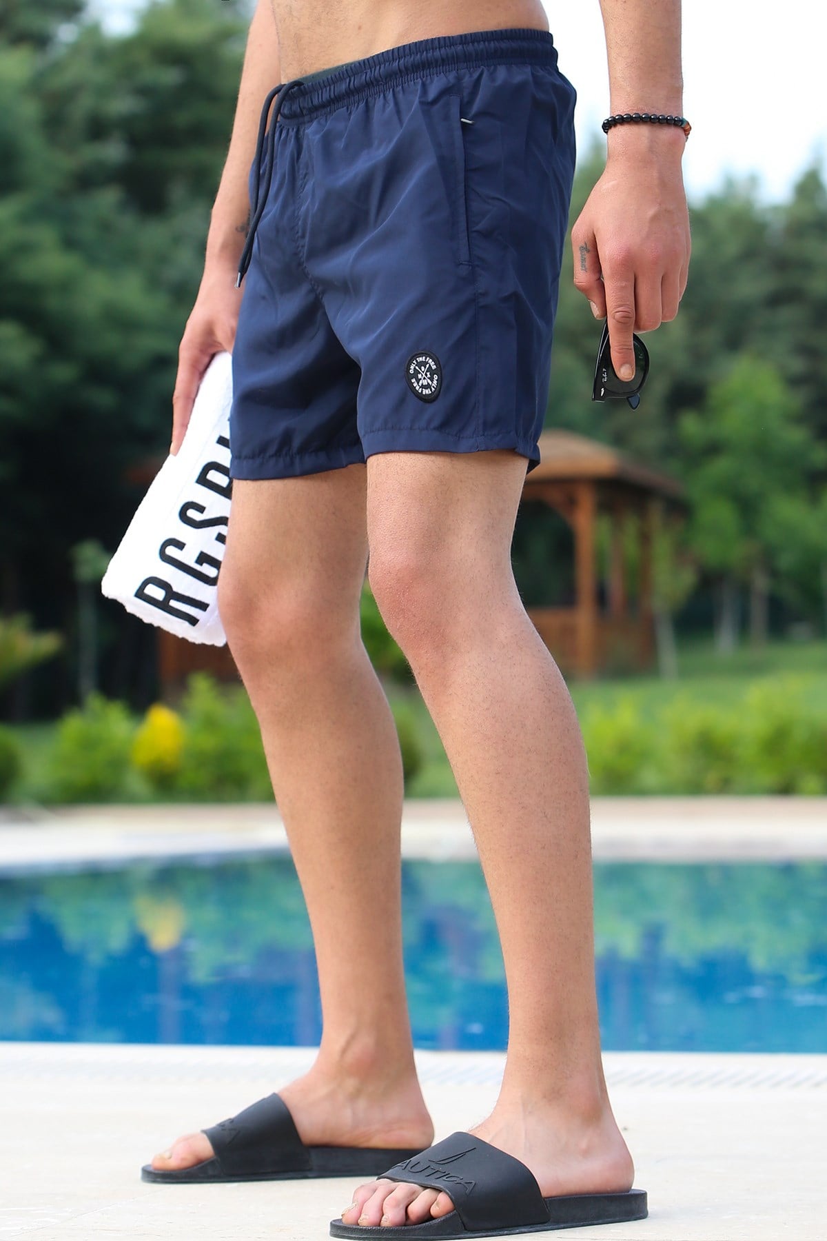 Madmext Lacivert Basic Deniz Şortu 4262