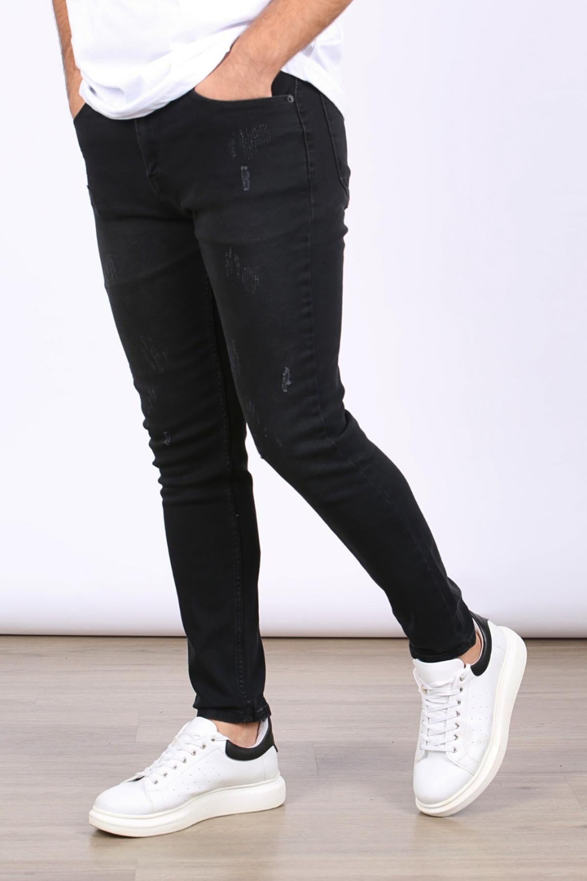 Madmext Skinny Fit Siyah Erkek Jean 5712