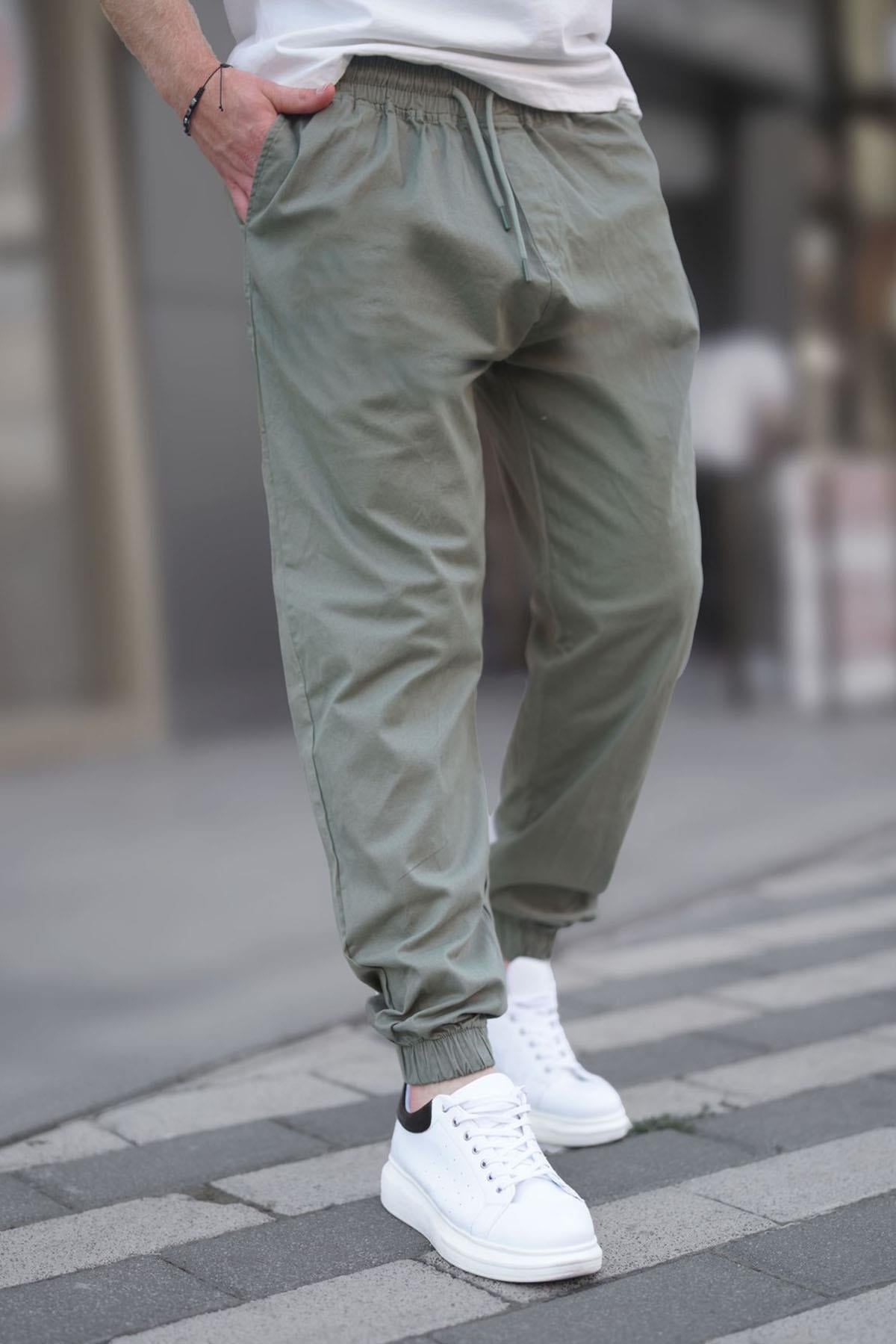 Mint Yeşili Relaxed Jogger Pantolon 6853