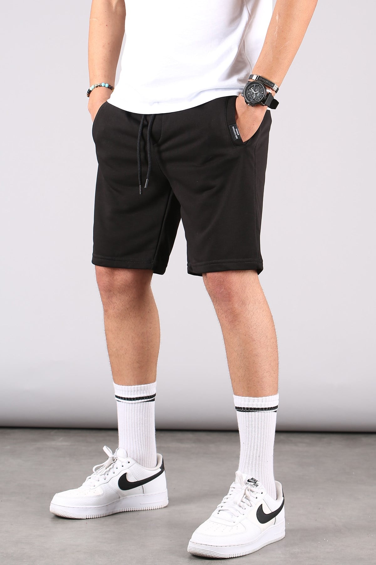 Sarı-Siyah-Haki Regular Fit 3'lü Şort Seti 5790