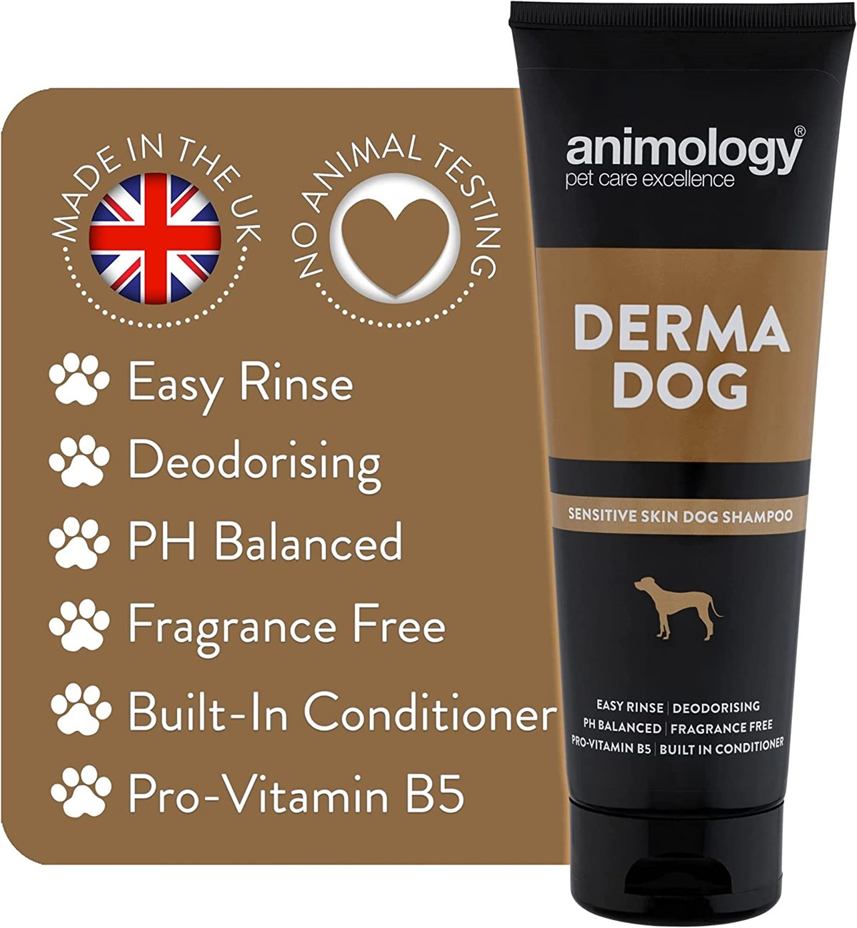 Animology Derma Dog Shampoo Hassas Derili Köpek Şampuanı 250  ML - ADE250