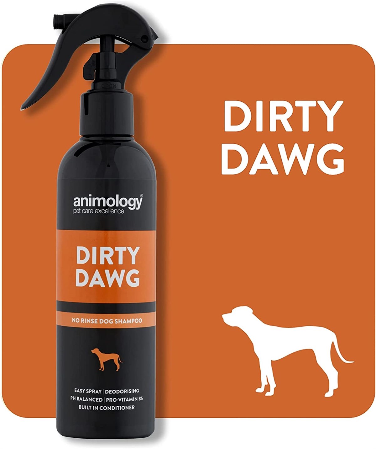Animology Dirty Dawg No Rinse Shampoo Durulamasız Köpek Şampuanı 250  ML - ADD250