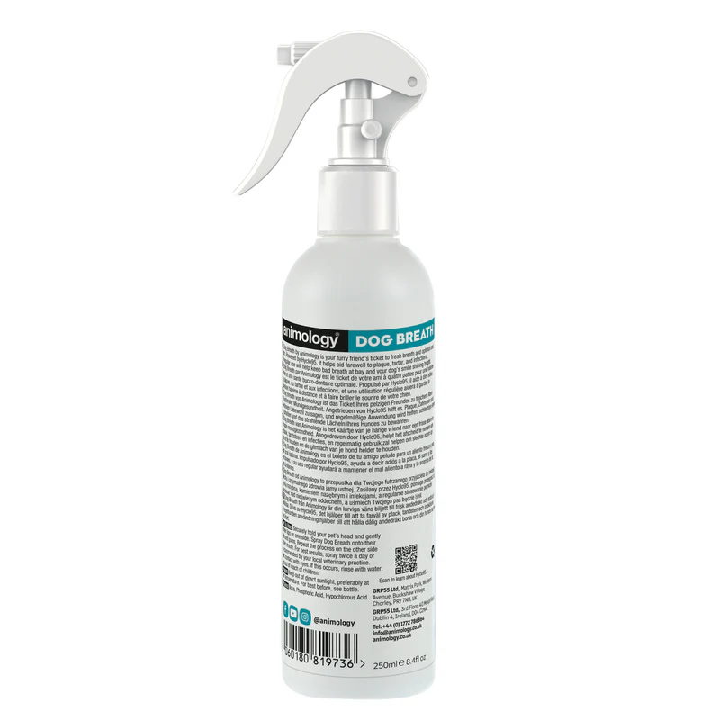 Animology Dog Breath Dental Spray Köpek Nefes ve Diş Bakım Spreyi 250ml - ANI001-FG-00005