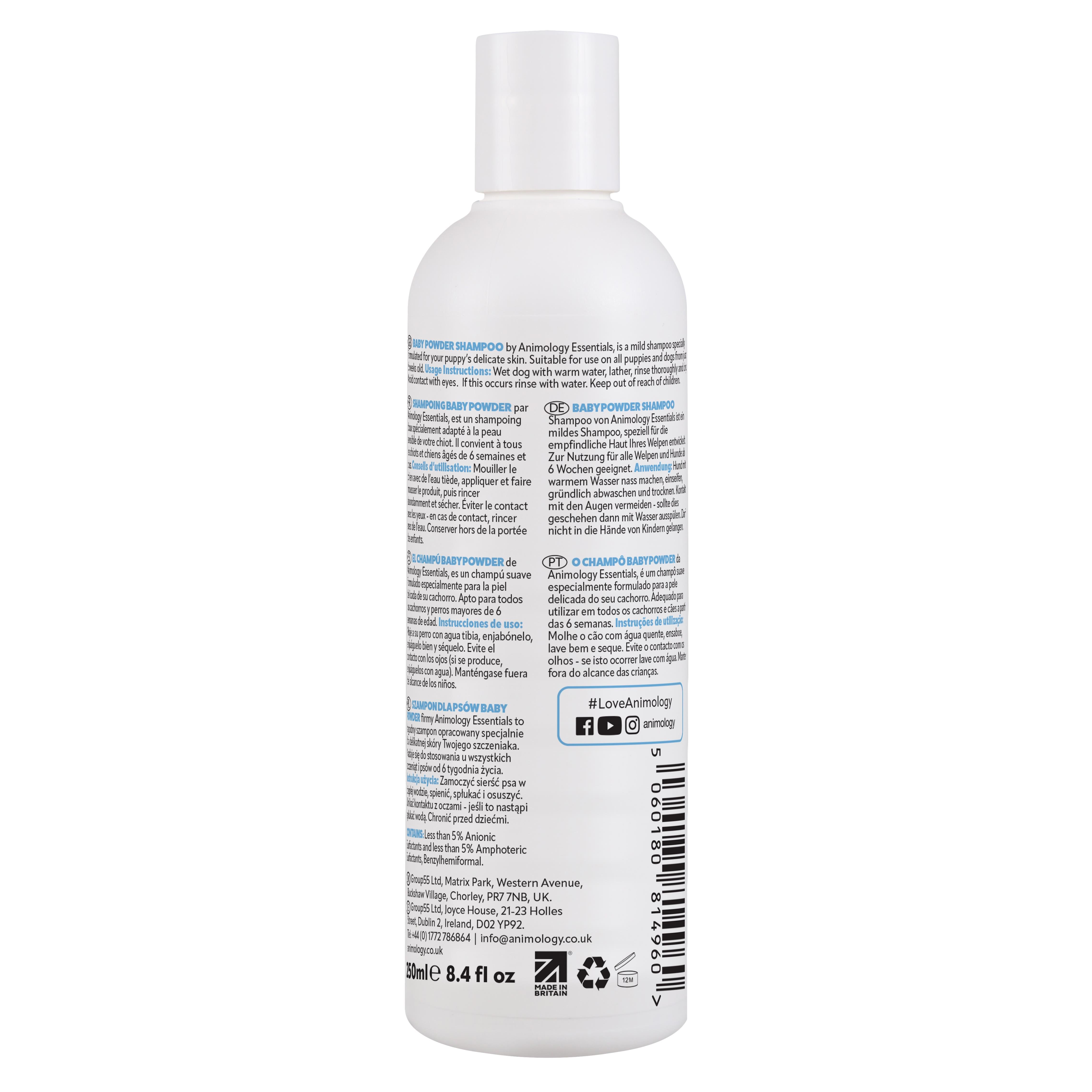 Animology Essentials Perfect Puppy Shampoo Yavru Köpek Şampuanı 250  ML - EPPBPSH250A