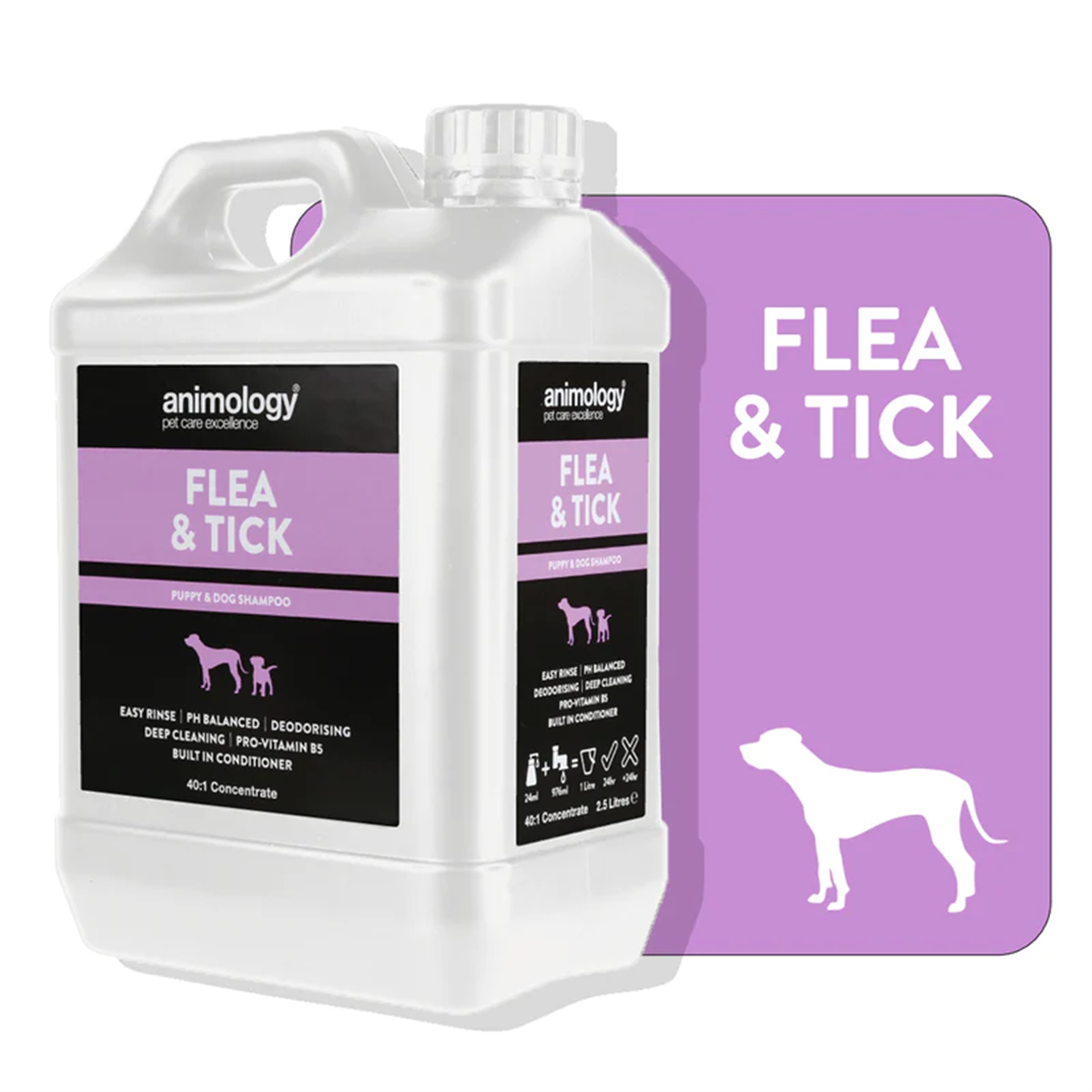 Animology Flea Tick Shampoo 40:1 Konsantre Köpek Şampuanı 2.5 Lt - AFTPRO25