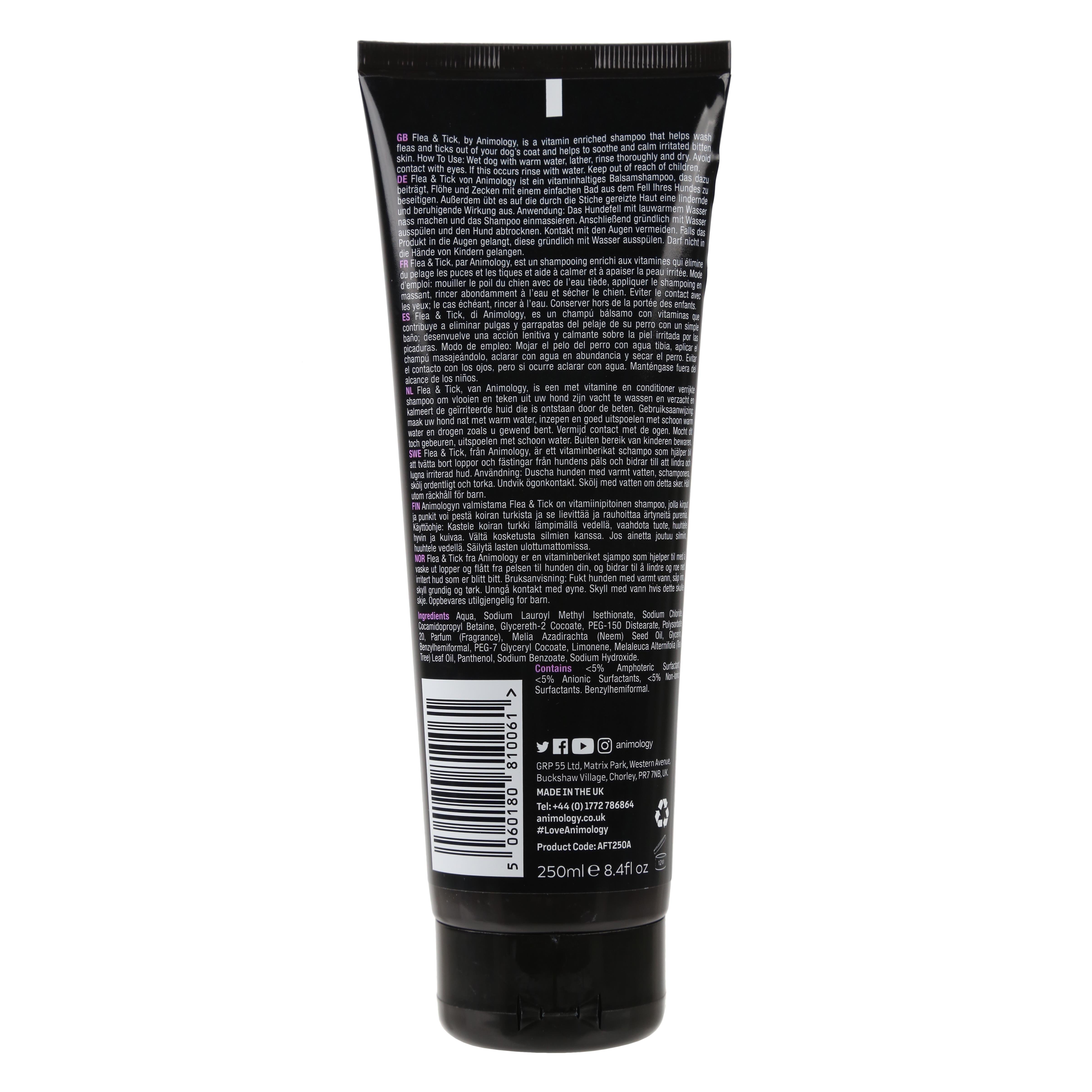 Animology Flea Tick Shampoo Köpek Şampuanı 250  ML - AFT250
