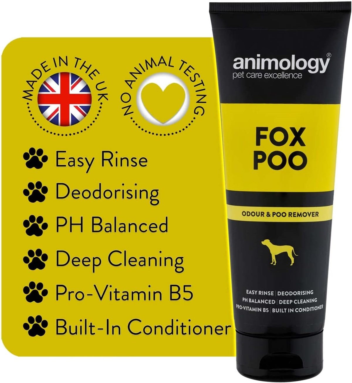 Animology Fox Poo Shampoo Kötü Koku Giderici Köpek Şampuanı 250  ML - AFP250