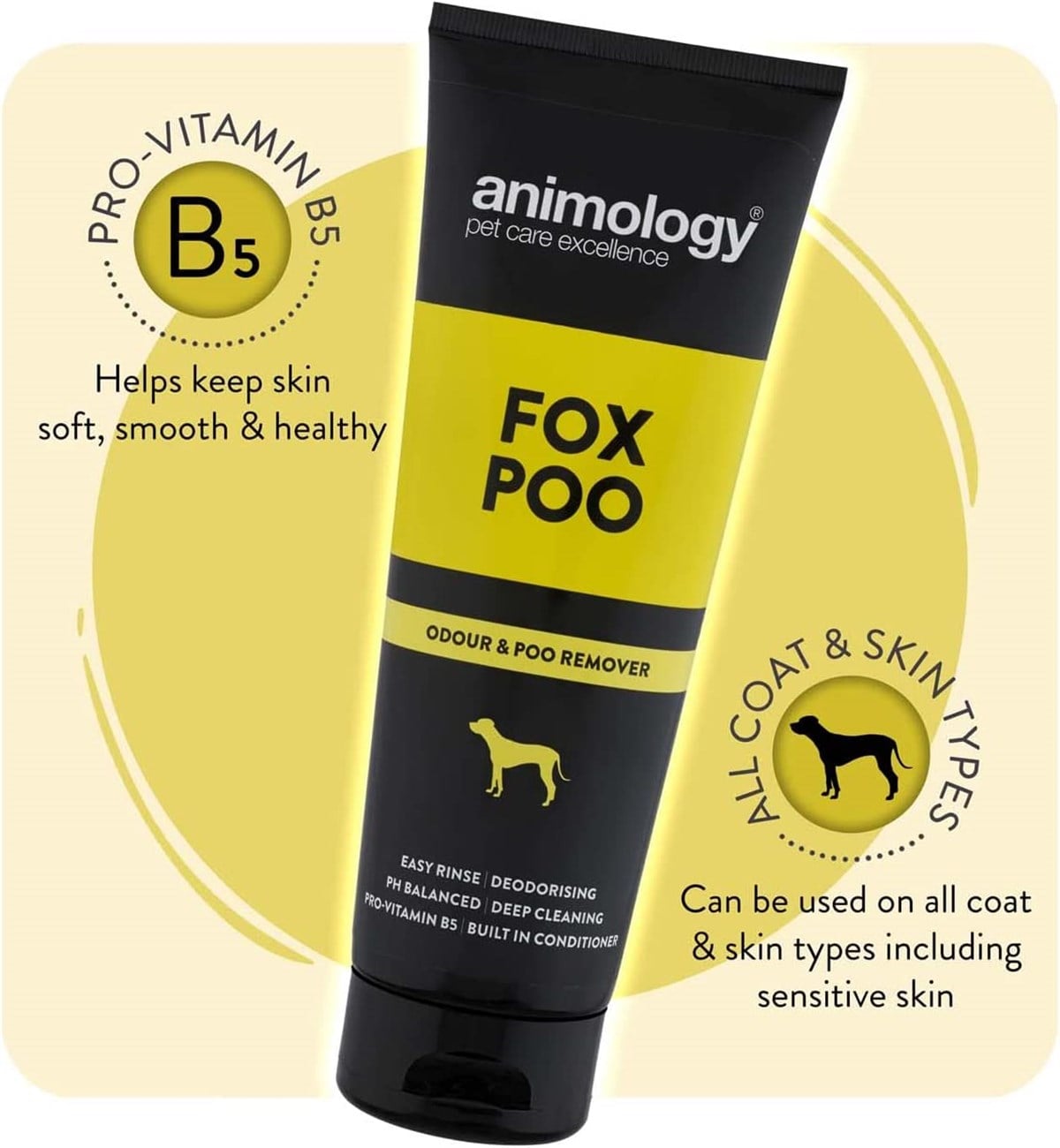 Animology Fox Poo Shampoo Kötü Koku Giderici Köpek Şampuanı 250  ML - AFP250