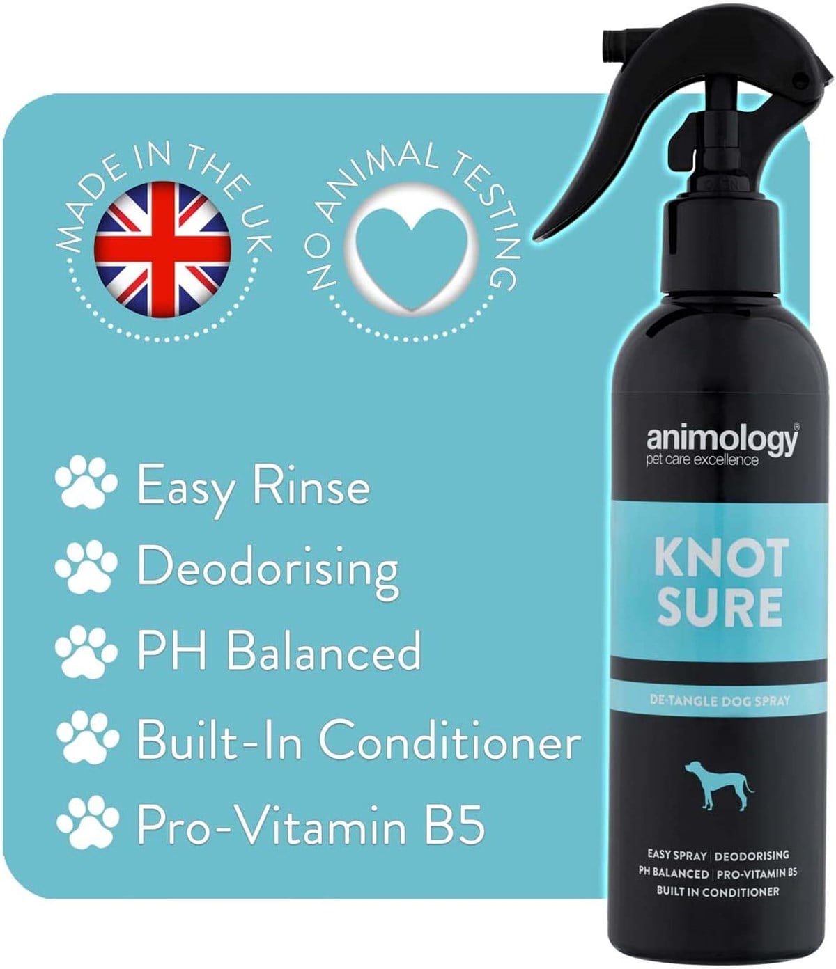 Animology Knot Sure Detangle Spray Kıtık Açıcı Parlatıcı Sprey 250  ML - AKS250