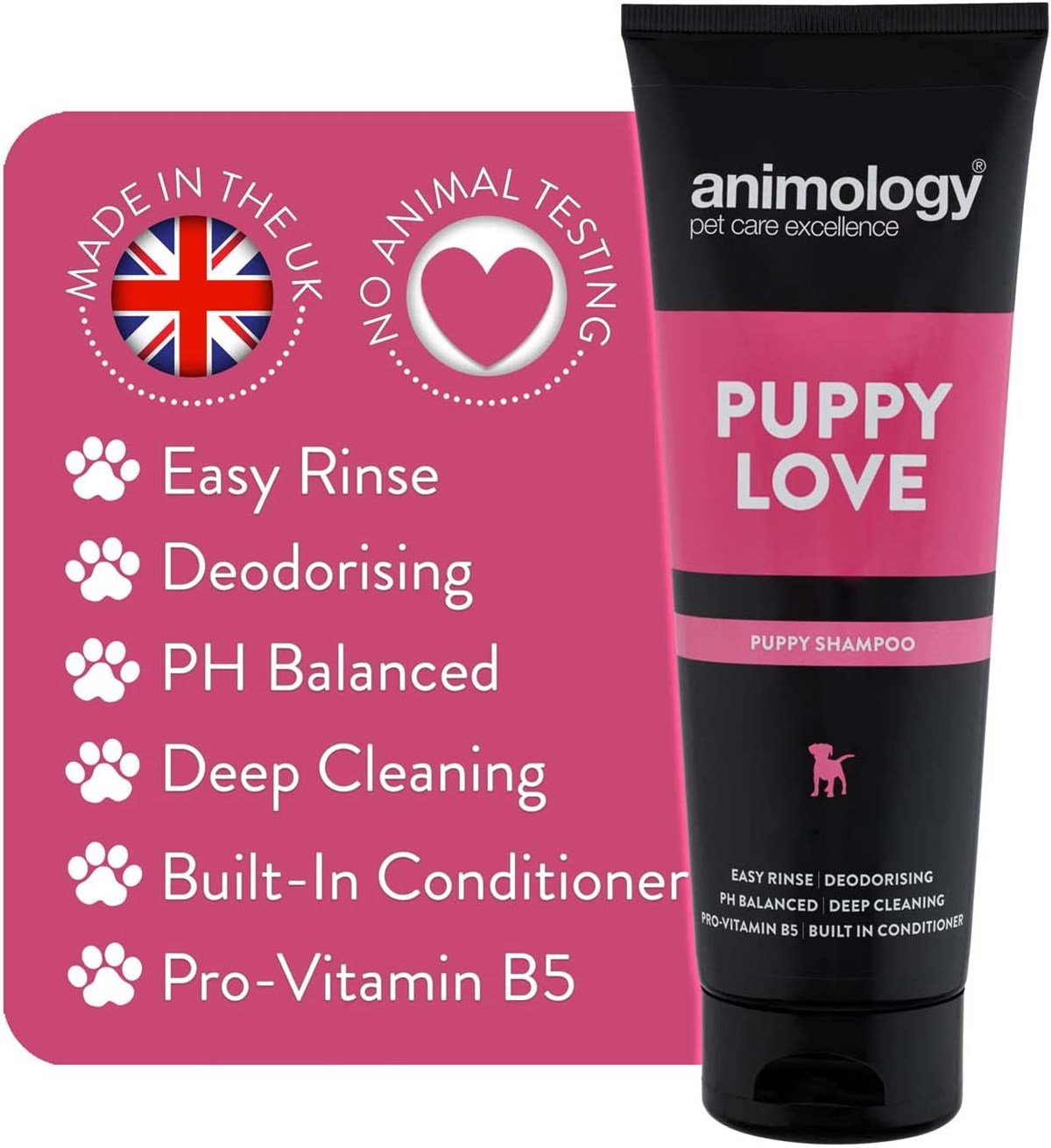 Animology Puppy Love Shampoo Yavru Köpek Şampuanı 250  ML - APL250