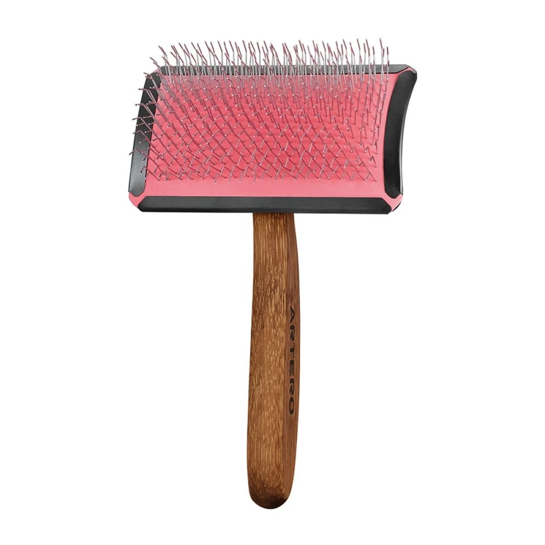 Artero Simba - Curved Slicker Brush M Pink Pin 0,45 x 27 mm. - P996