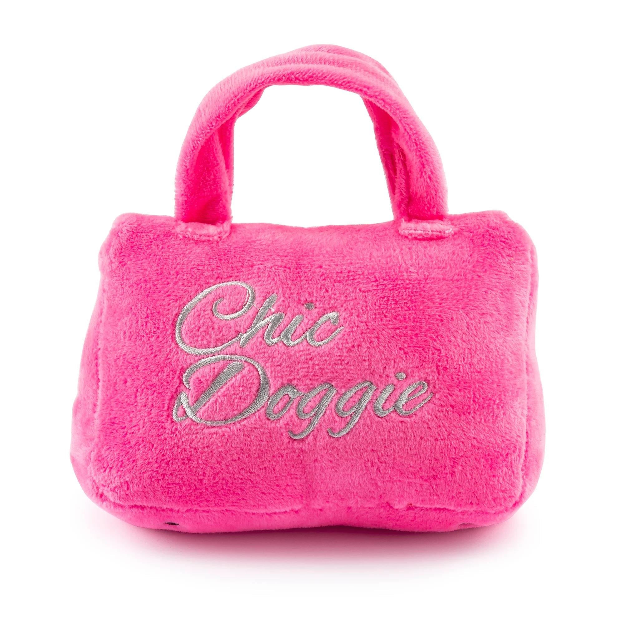 Barkin Bag -*CHIC DOGGIE* Pink w/ Scarf - HDD-084- LG