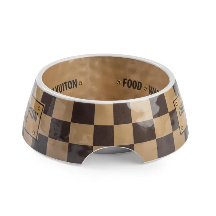 Checker Chewy Vuiton Bowl - HDD-206- MD