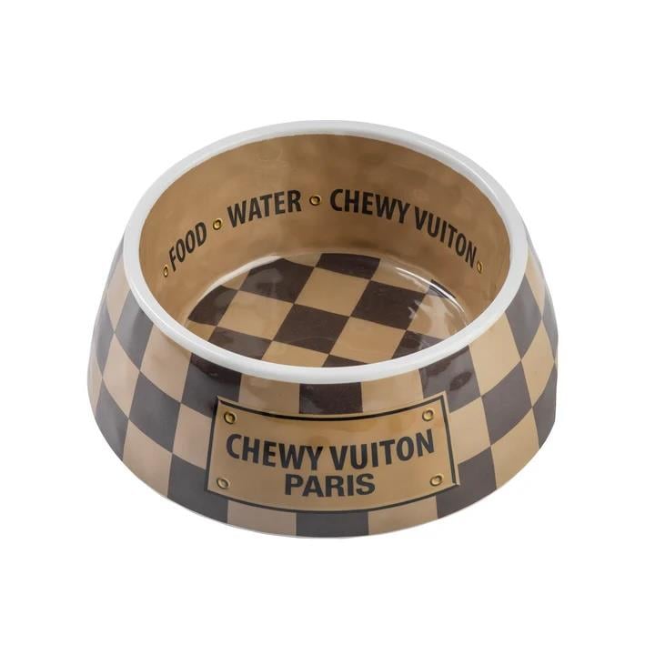 Checker Chewy Vuiton Bowl - HDD-206- MD