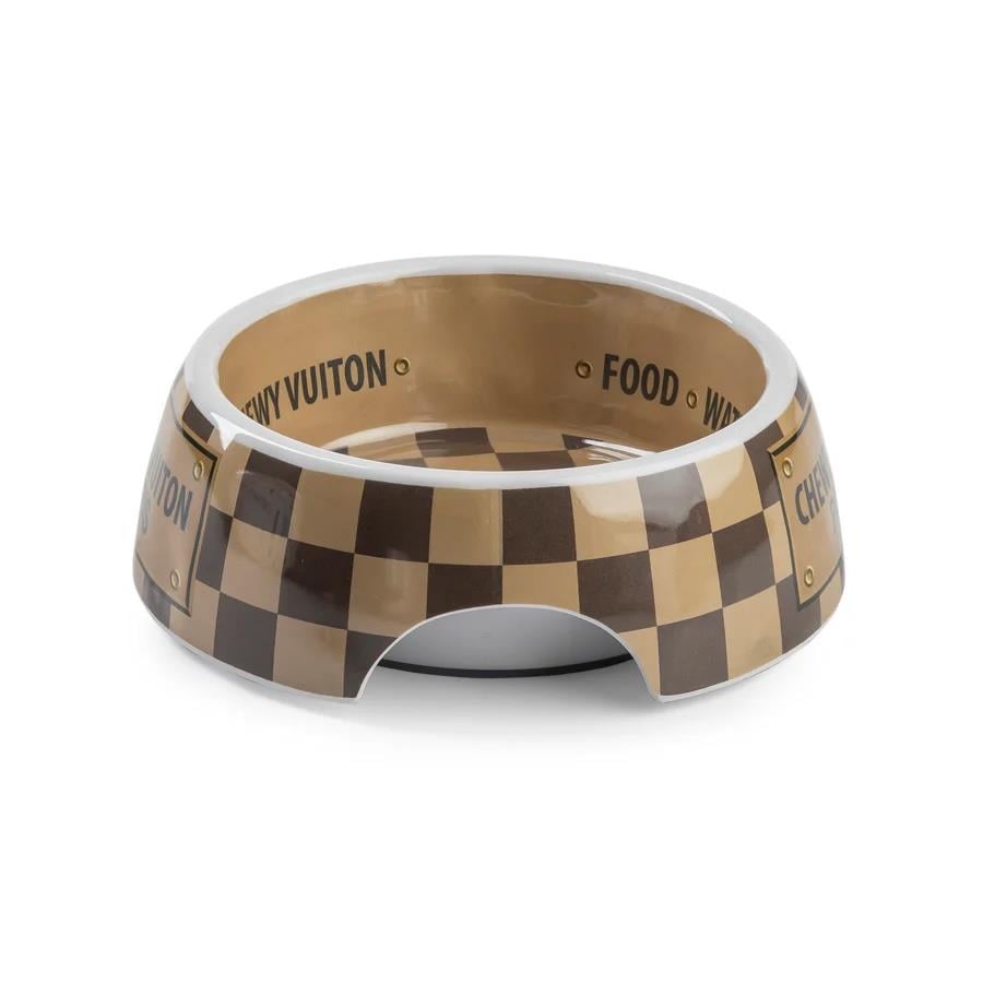 Checker Chewy Vuiton Bowl - HDD-206- SM