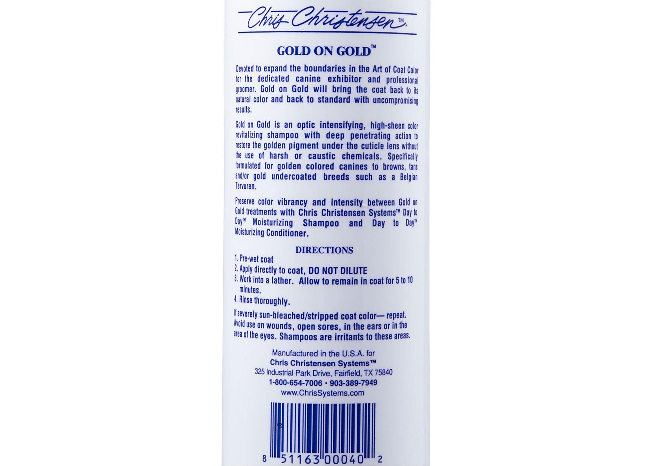 Chris Christensen Systems Gold on Gold Shampoo 473 ml- 41CCS007