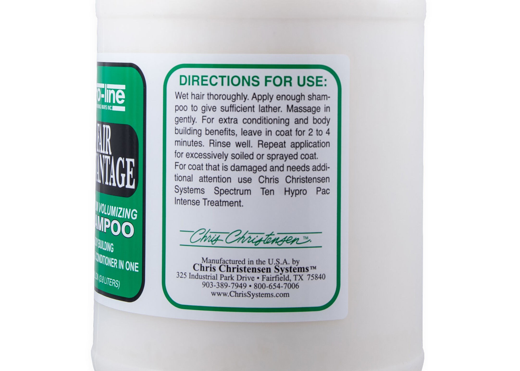 Chris Christensen Systems Pro Line Fair Advantage Shampoo 3.8 - 41CCS081