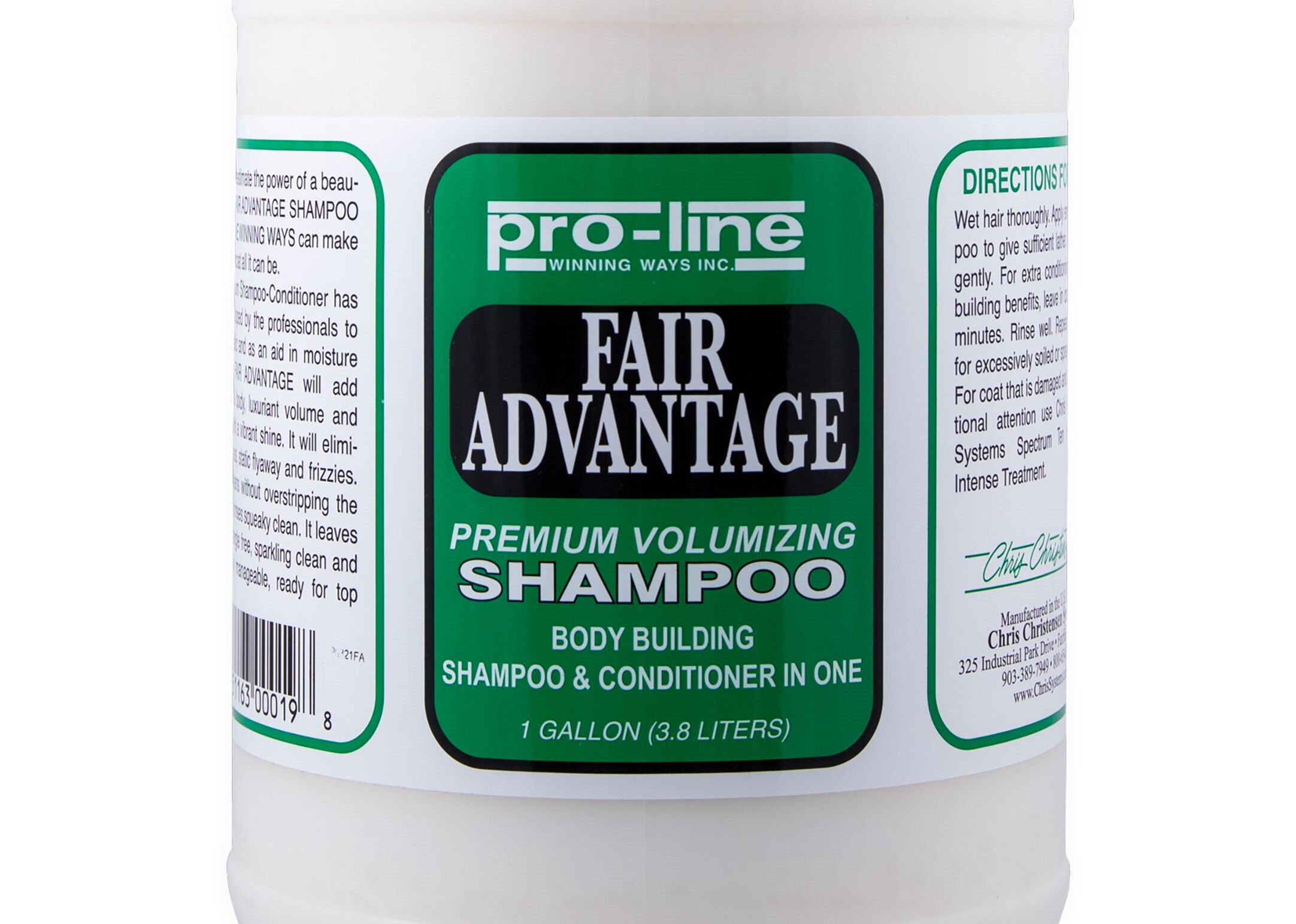 Chris Christensen Systems Pro Line Fair Advantage Shampoo 3.8 - 41CCS081