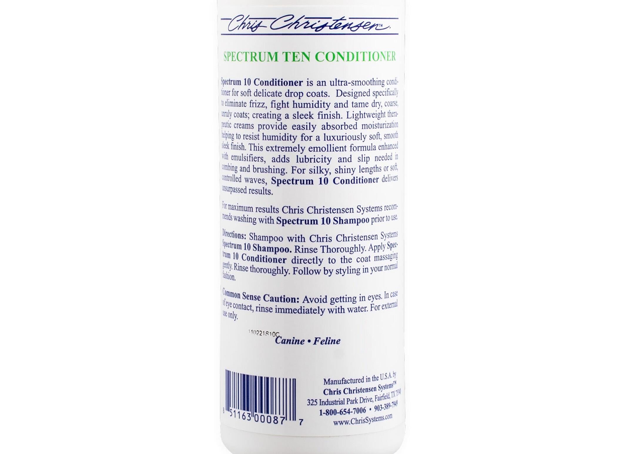 Chris Christensen Systems Spectrum Ten Soft & Smooth Coat 473ml Conditioner - 42CCS006