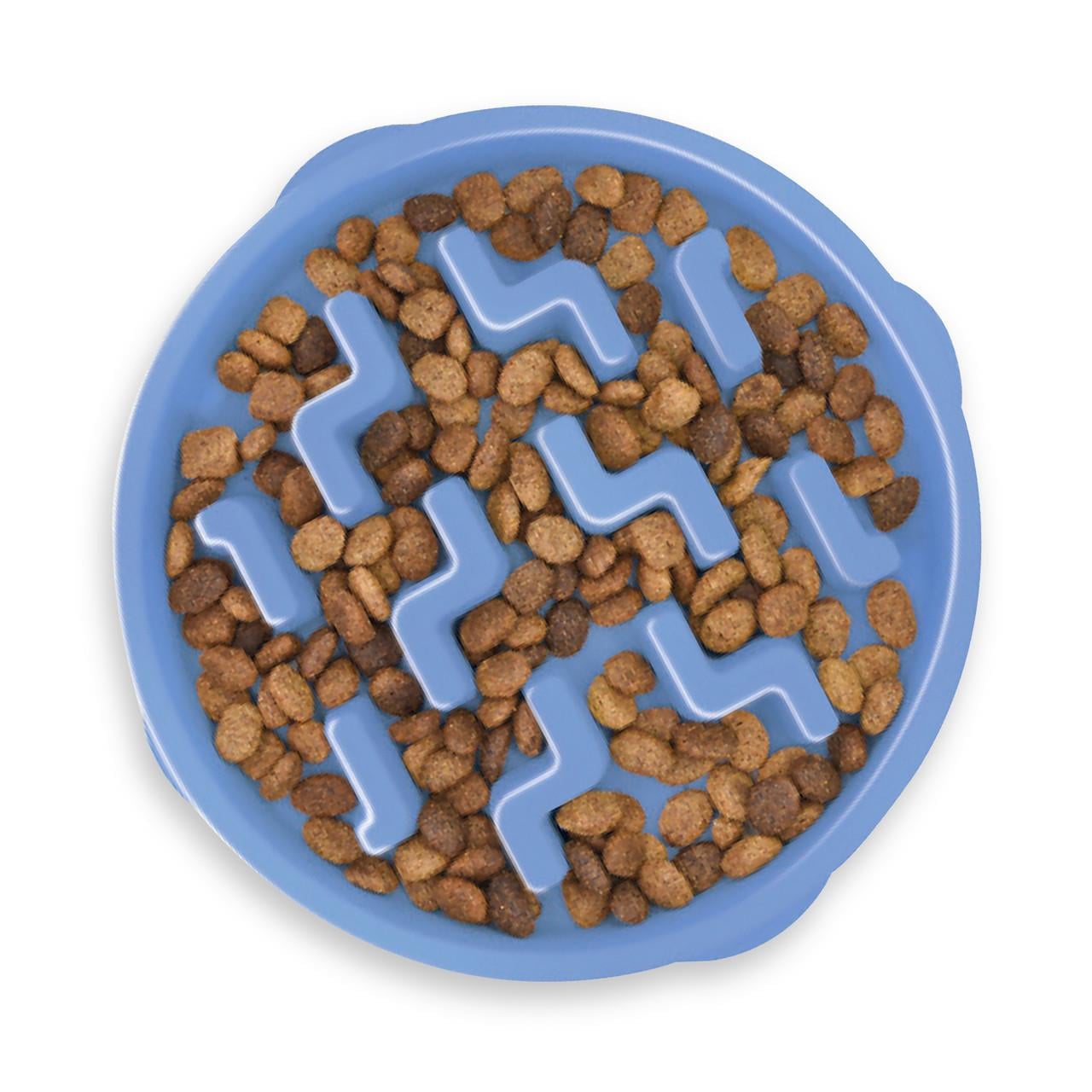 Fun Feeder Notch Blue Large Köpek Yavaş Yeme Mama Kabı - 67831M