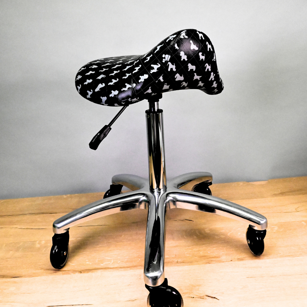 Groom-X Pro Comfort Rodeo Stool K- Design- 19GRX027