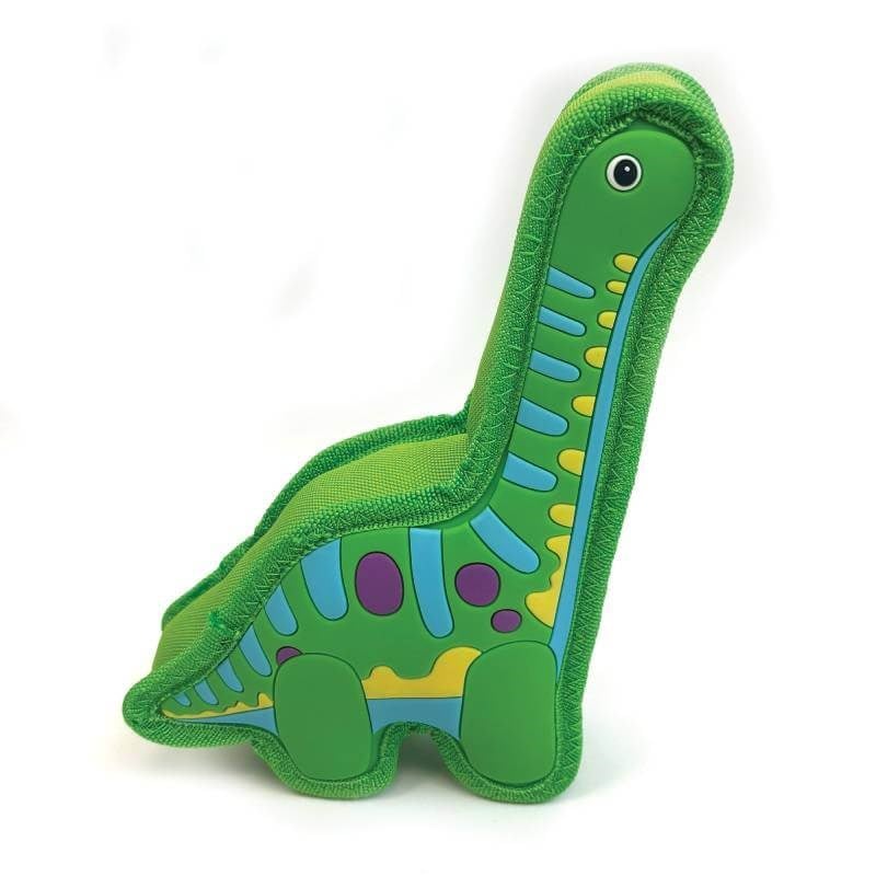 Olive Dinosaur TPR Dog Toy - 57778