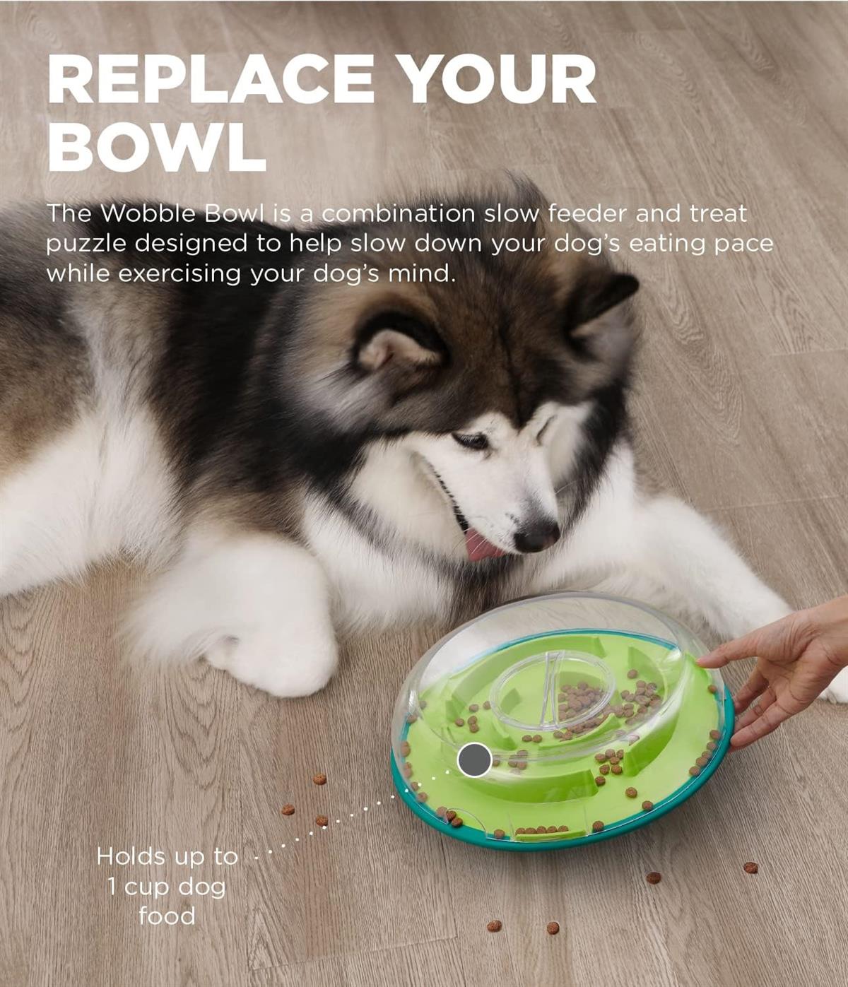 Outward Hound Wobble Bowl Interactive Treat Puzzle Köpek Oyuncağı Medium - 69344M
