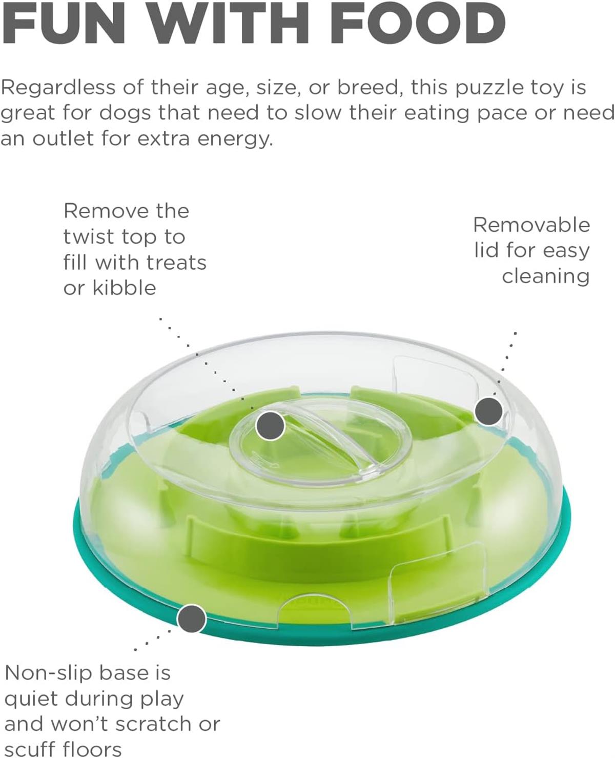 Outward Hound Wobble Bowl Interactive Treat Puzzle Köpek Oyuncağı Medium - 69344M