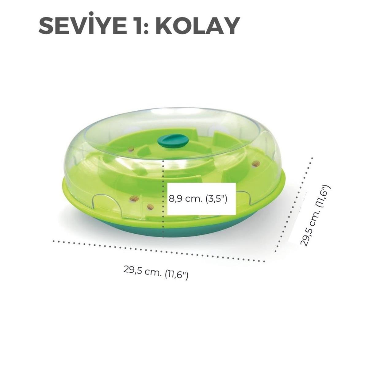 Outward Hound Wobble Bowl Interactive Treat Puzzle Köpek Oyuncağı Medium - 69344M