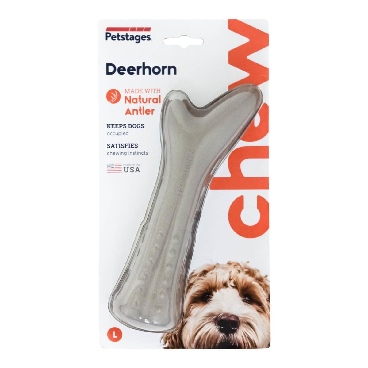 Petstages Deerhorn Antler Alternative Dog Chew Toy Köpek Çiğneme Oyuncağı - Large - 670