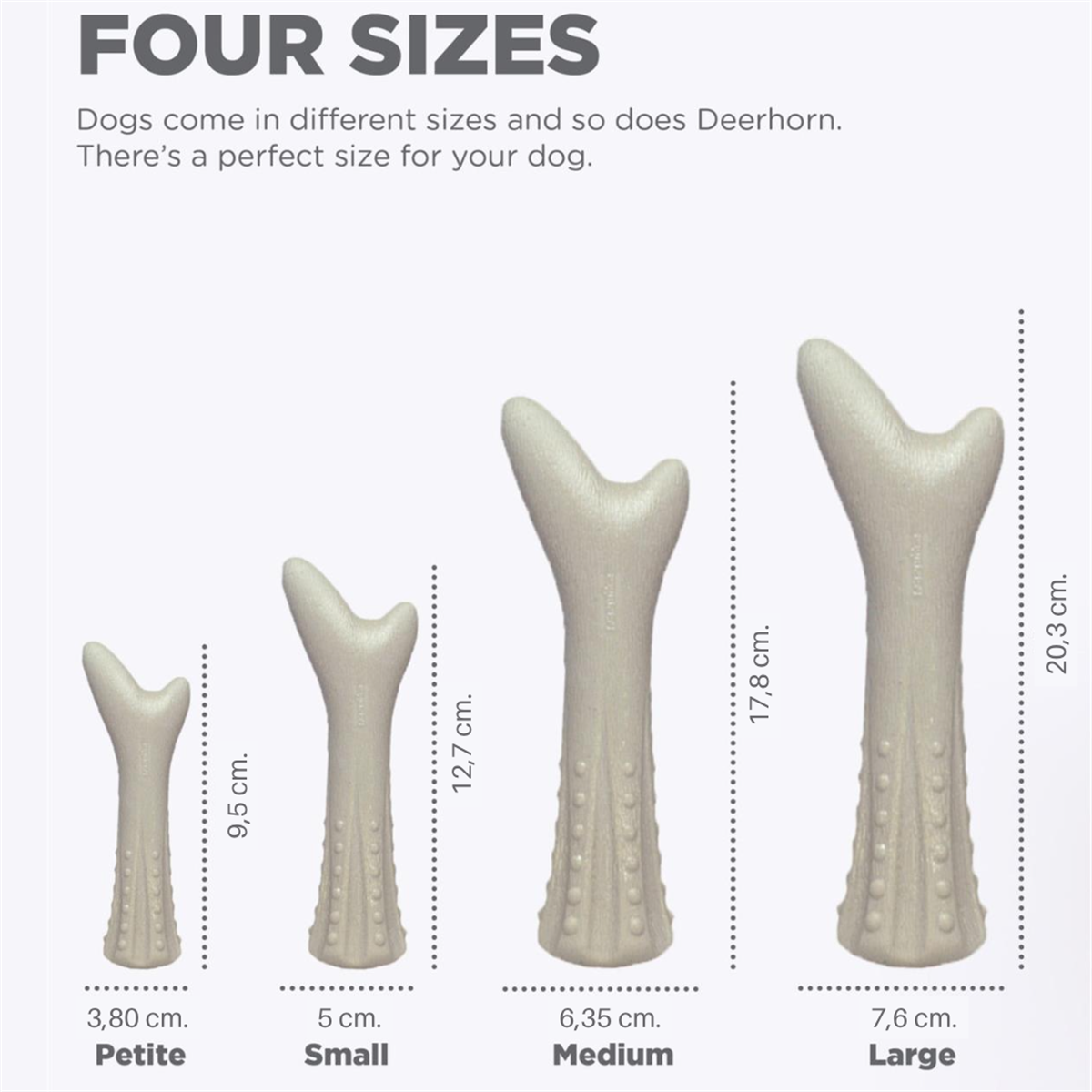Petstages Deerhorn Antler Alternative Dog Chew Toy Köpek Çiğneme Oyuncağı - Small - 668