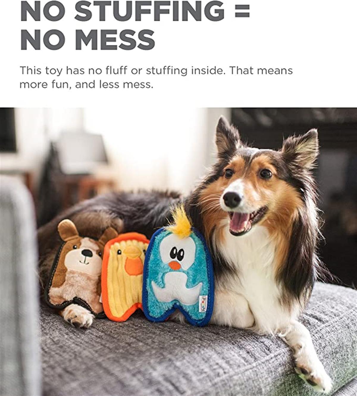 Petstages Invincibles Mini Plush Dog Toy Peluş Köpek Oyuncağı - Small - 67806