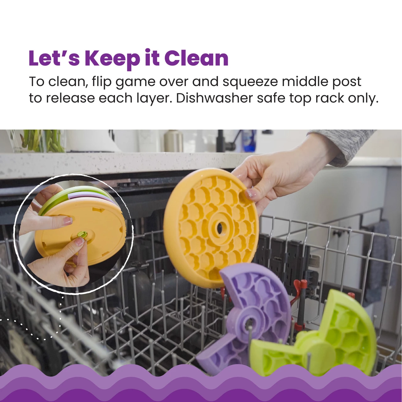 Petstages Kitty Lickin' Layers Cat Fun Feeder Treat Puzzle Kedi Mama Kabı - 71090