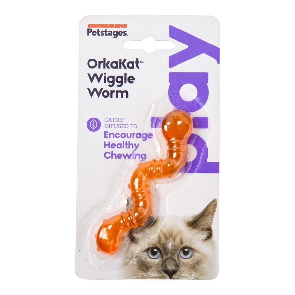 Petstages Orka Cat Wiglle Worm Catnipli Kedi Oyuncağı