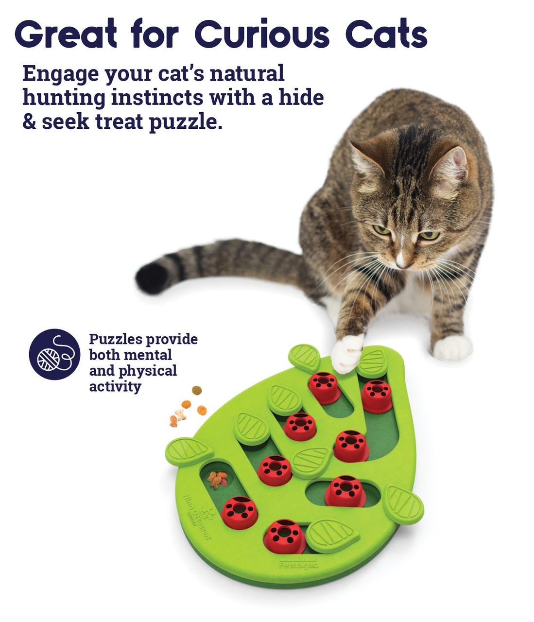 Puzzle & Play Buggin Out Green İnteraktif Kedi Oyuncağı - 69479M