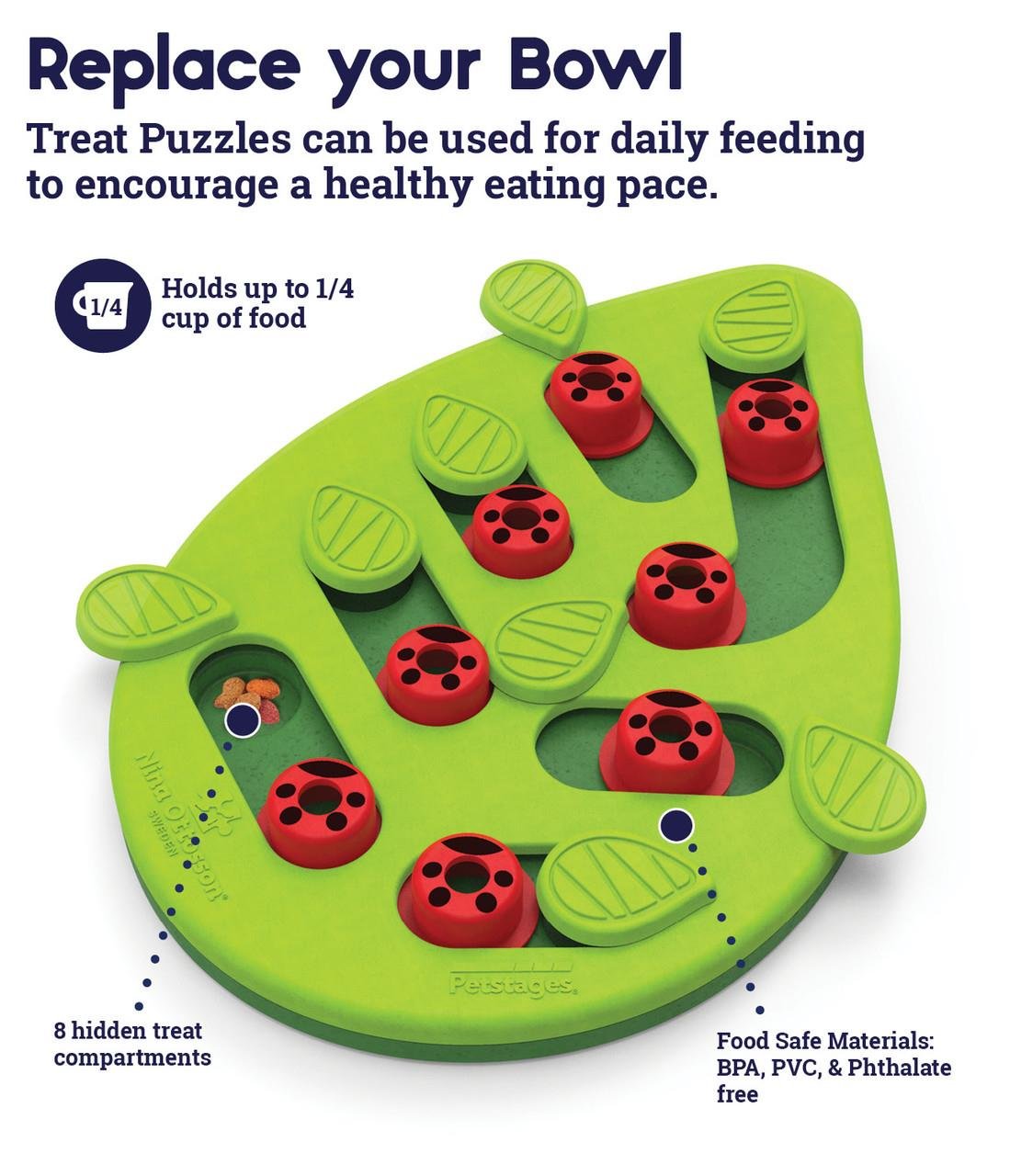 Puzzle & Play Buggin Out Green İnteraktif Kedi Oyuncağı - 69479M