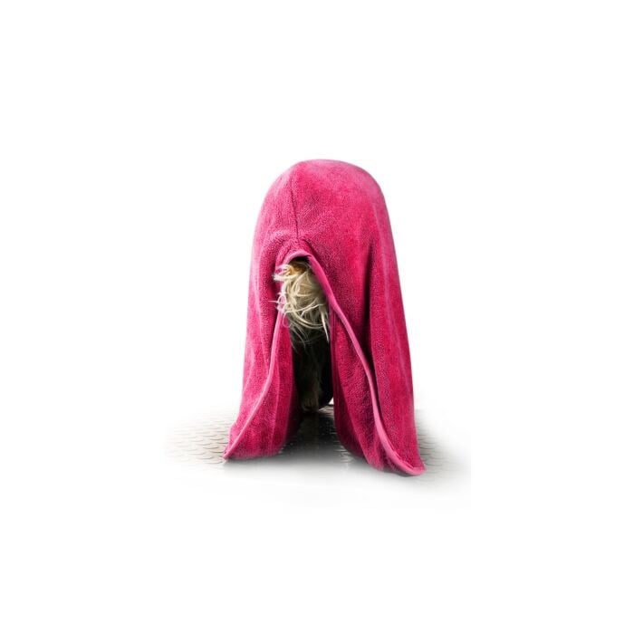 Show Tech+ Dry Dude Medium Hot Pink Bathrobe - 33STP009