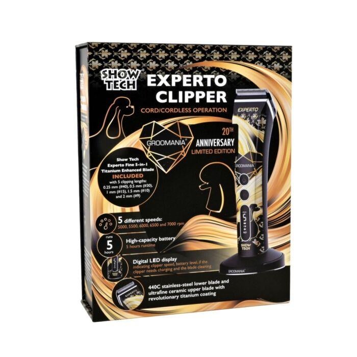 Show Tech Experto Cordless Clipper 5 Speed Ltd Edition Groomania - 21STE055GM