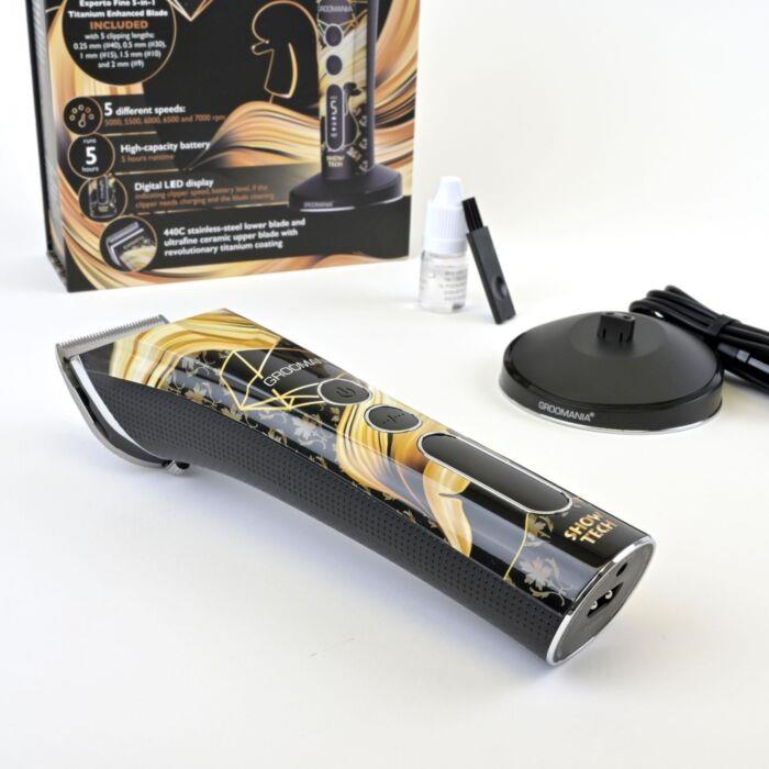 Show Tech Experto Cordless Clipper 5 Speed Ltd Edition Groomania - 21STE055GM